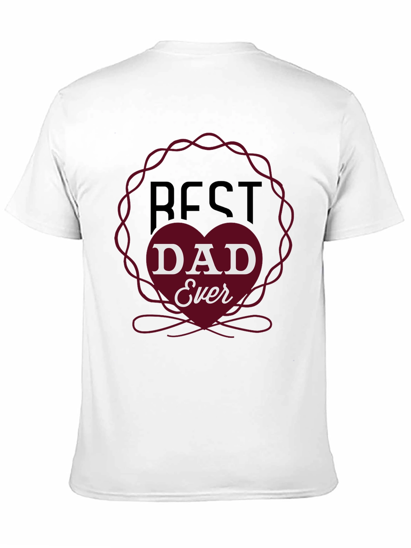 Black Best Dad Ever Graphic T-Shirt - Father's Day Gift view 11