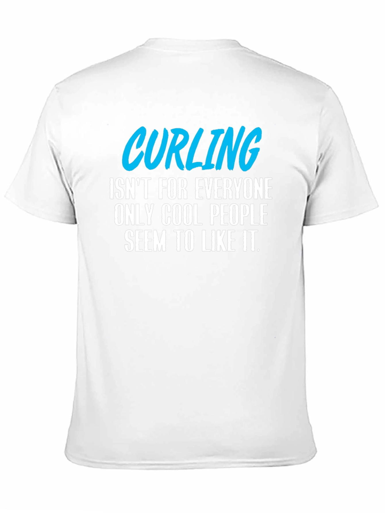 Black Cool People Curling T-Shirt view 11