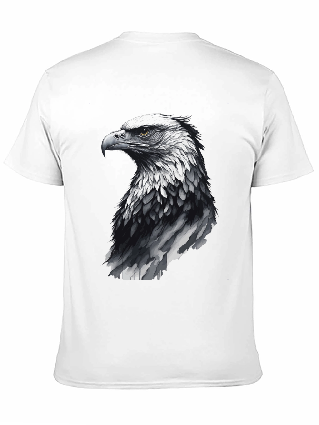 Black Men's Black Eagle Graphic Tee view 11