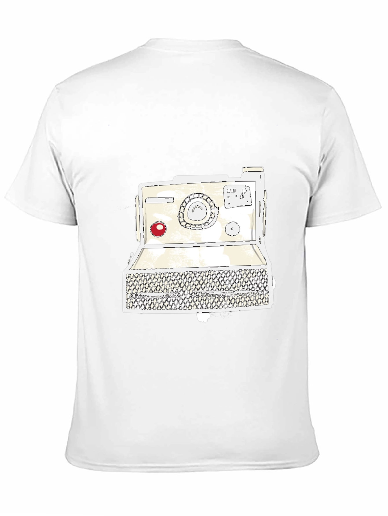 Black Vintage Camera Graphic Tee - Retro Style view 11