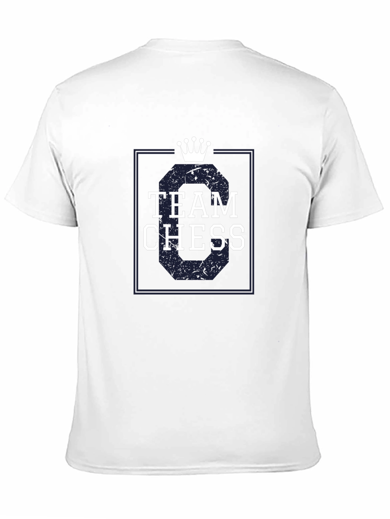 Black Team Chess Crown Graphic T-Shirt view 11