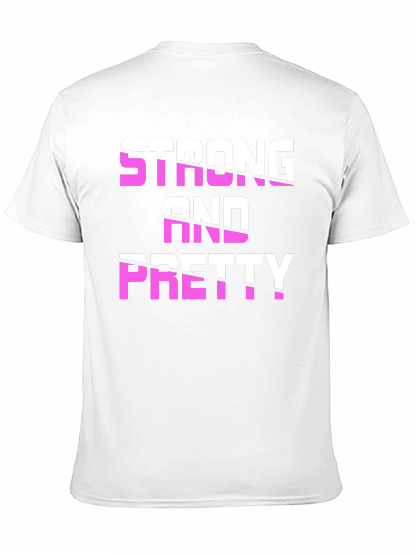 Black Strong & Pretty Graphic Tee view 11