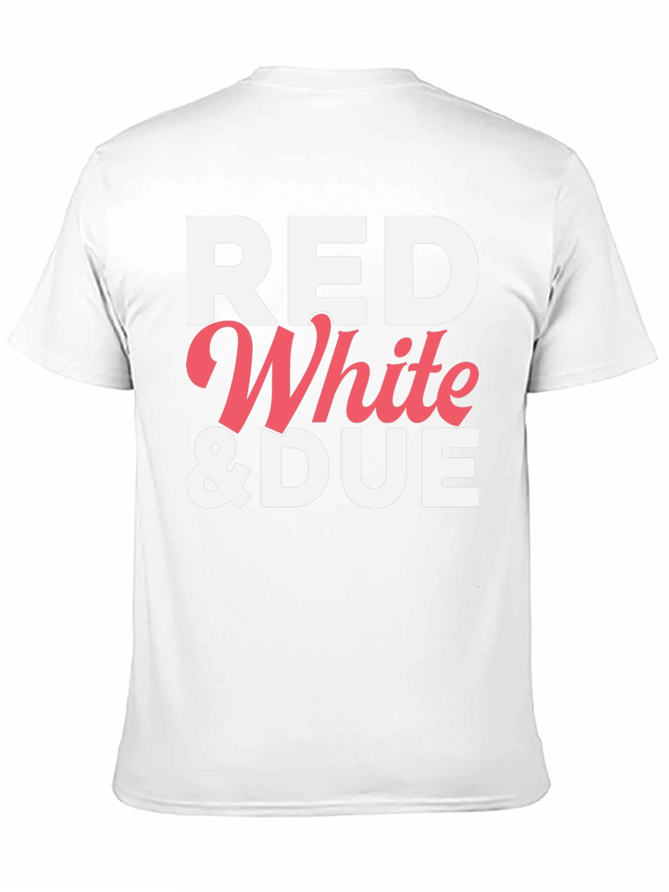 Black Red White & DUE Patriotic T-Shirt view 11