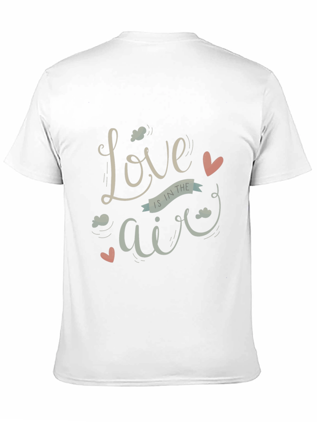 Black Love Is In The Air Graphic Tee - Black view 11