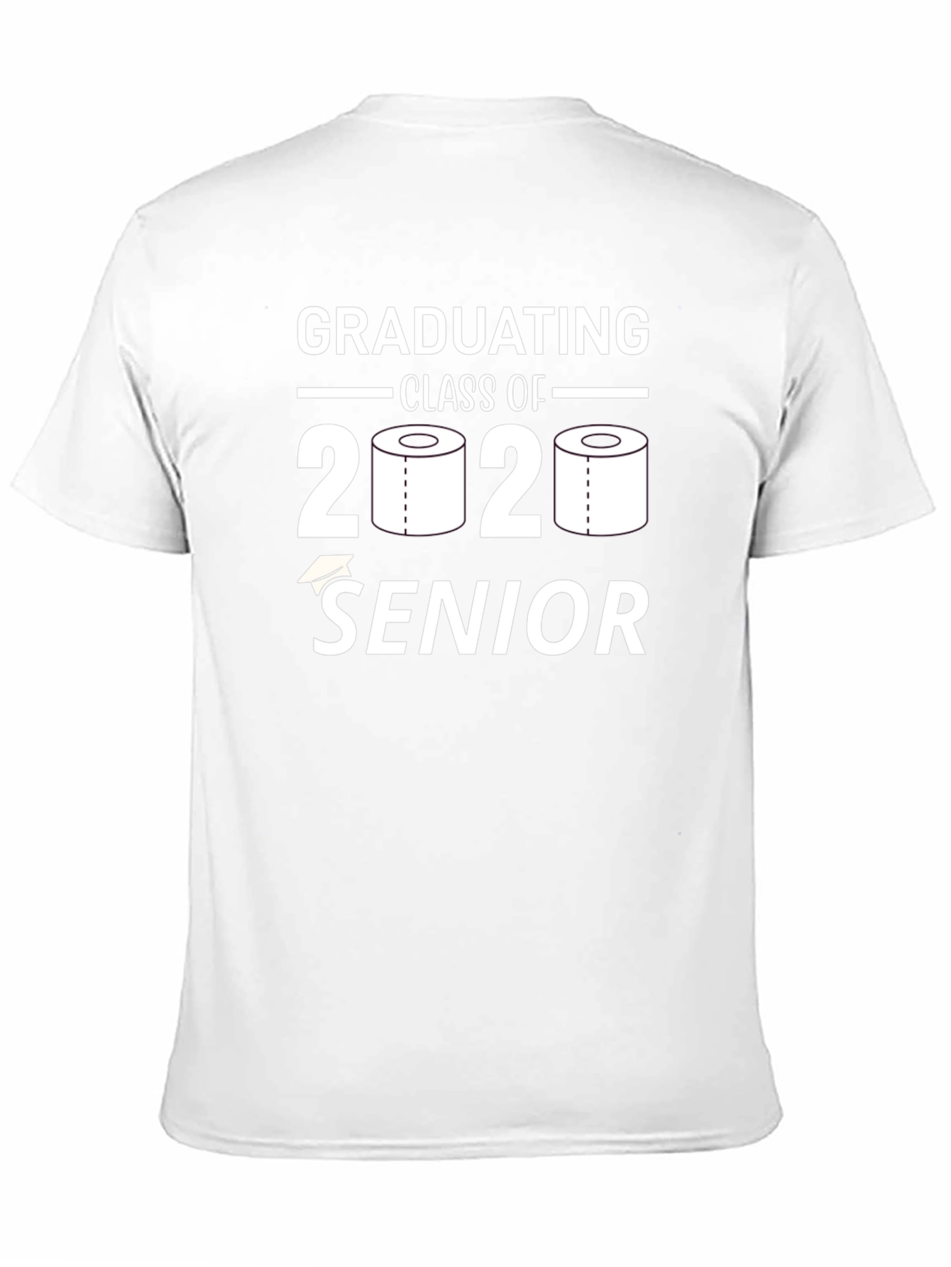 Black Graduating Class of 2020 Senior T-Shirt view 11