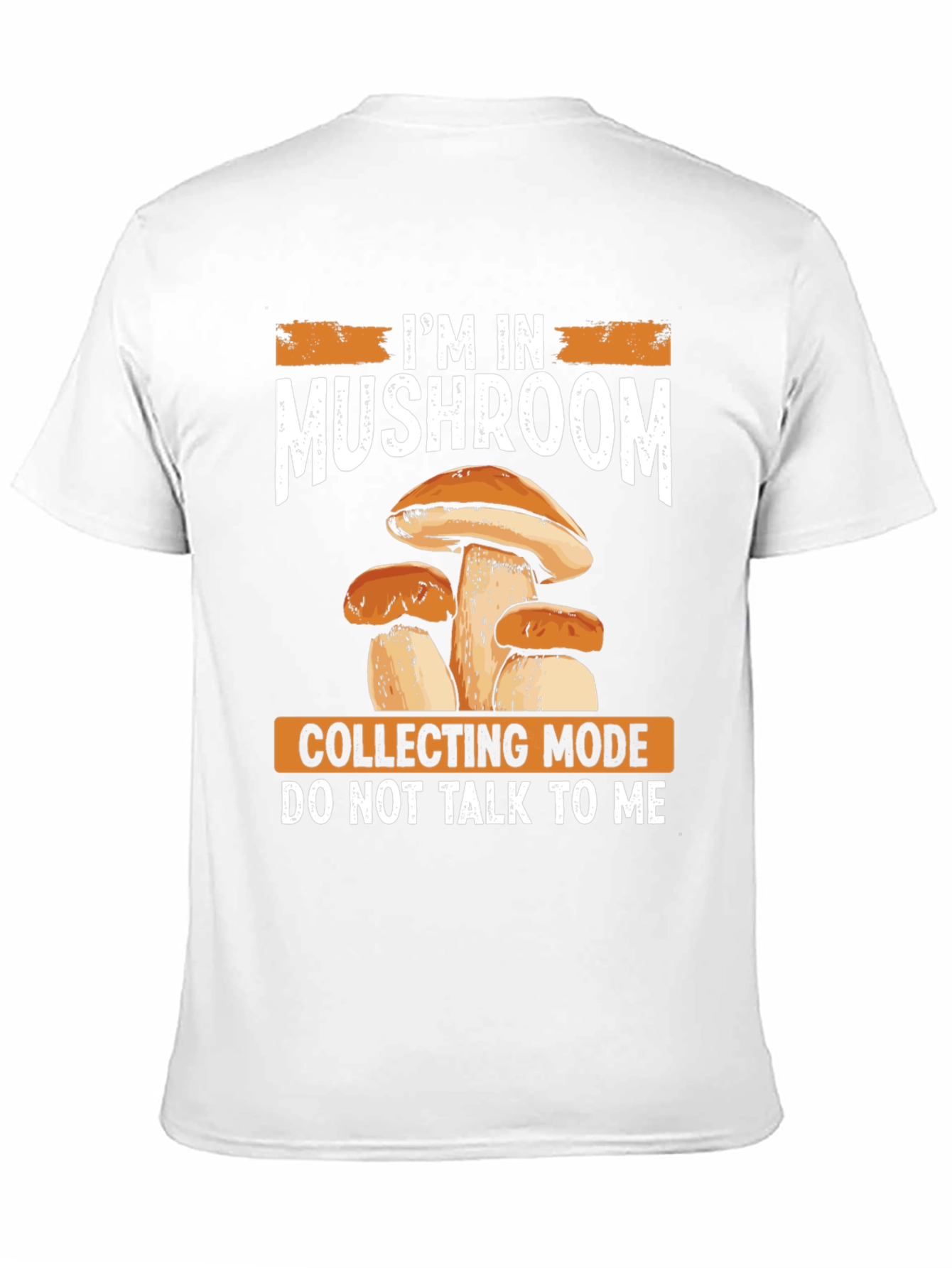 Black Mushroom Collecting Mode T-Shirt view 11