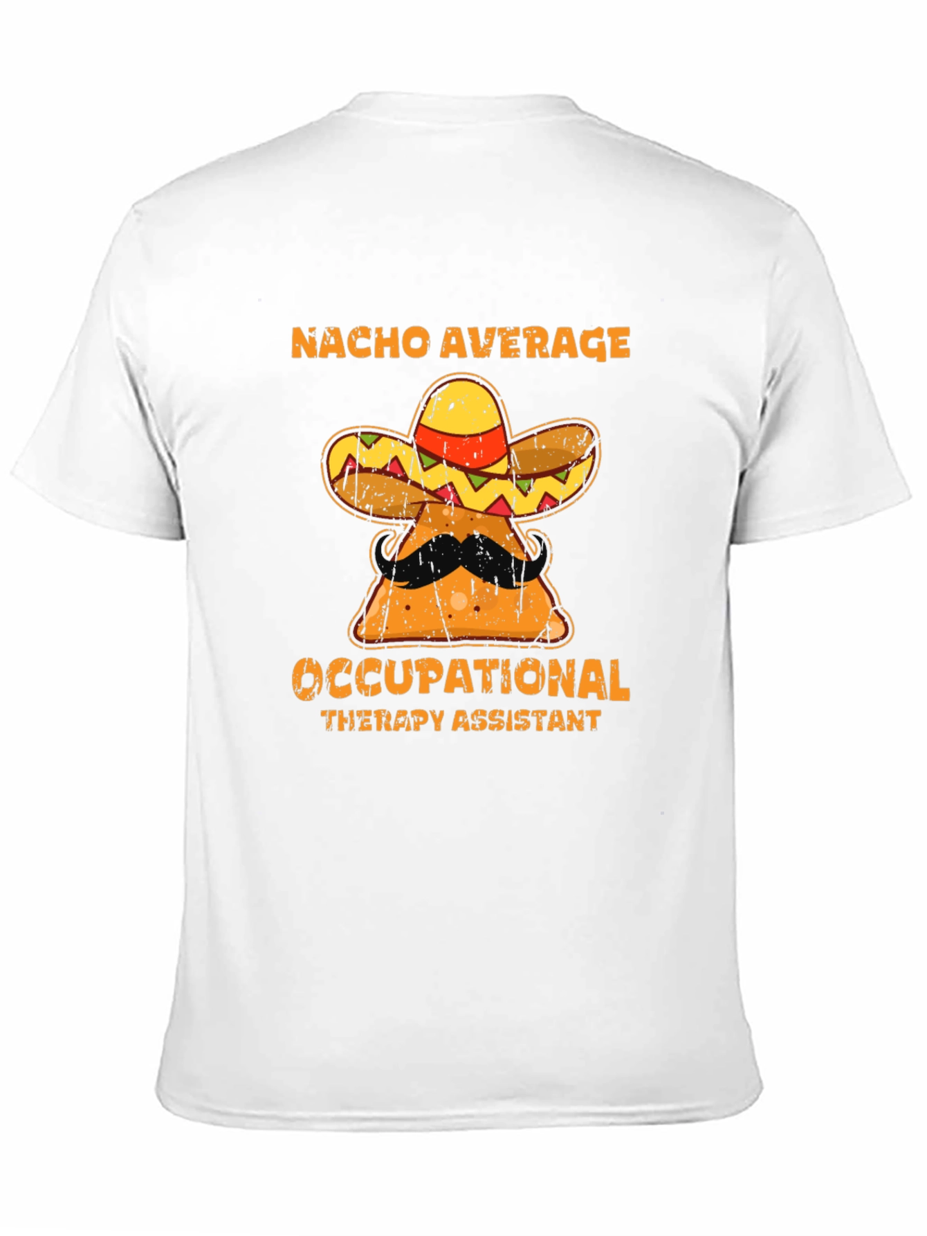 Black Nacho Average Occupational Therapy Assistant T-Shirt view 11