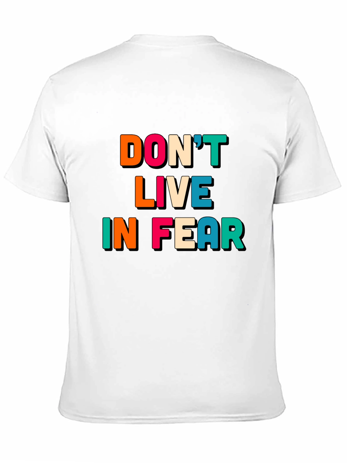 Black Don't Live In Fear Graphic Tee view 11