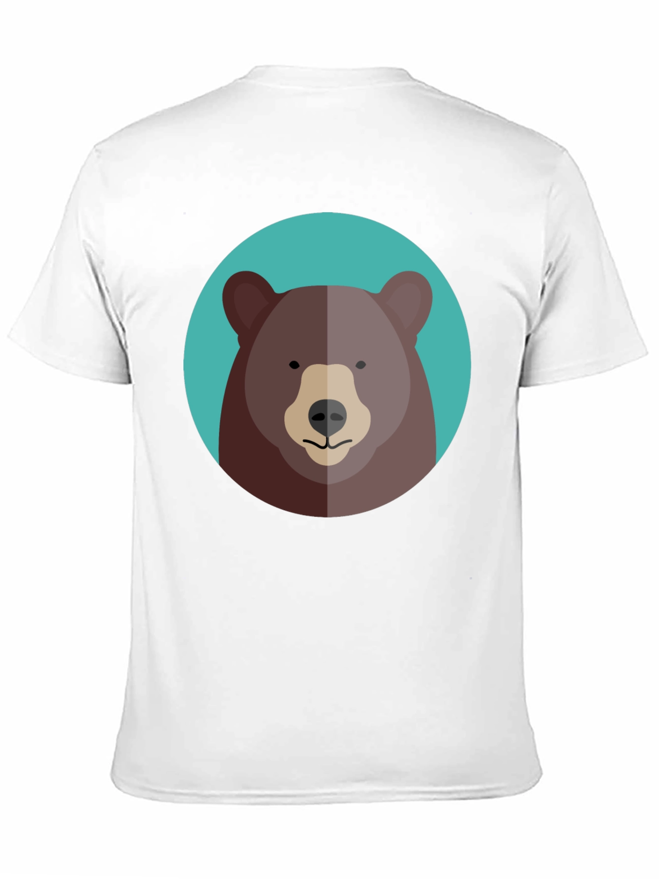 Black Cool Bear Graphic Tee - Black Cotton Blend view 11