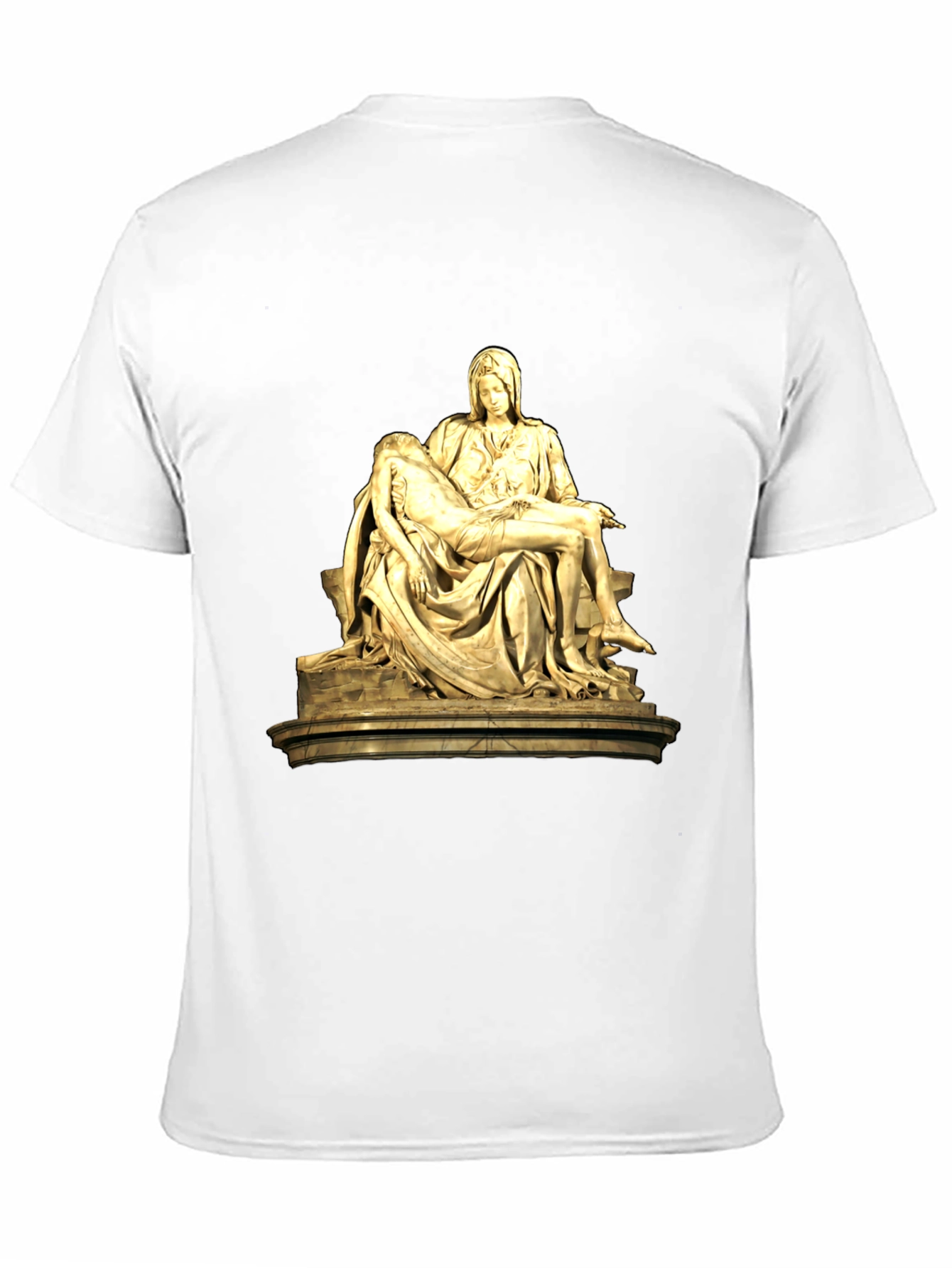 Black Pieta Sculpture Graphic T-Shirt - Classic Art Tee view 11