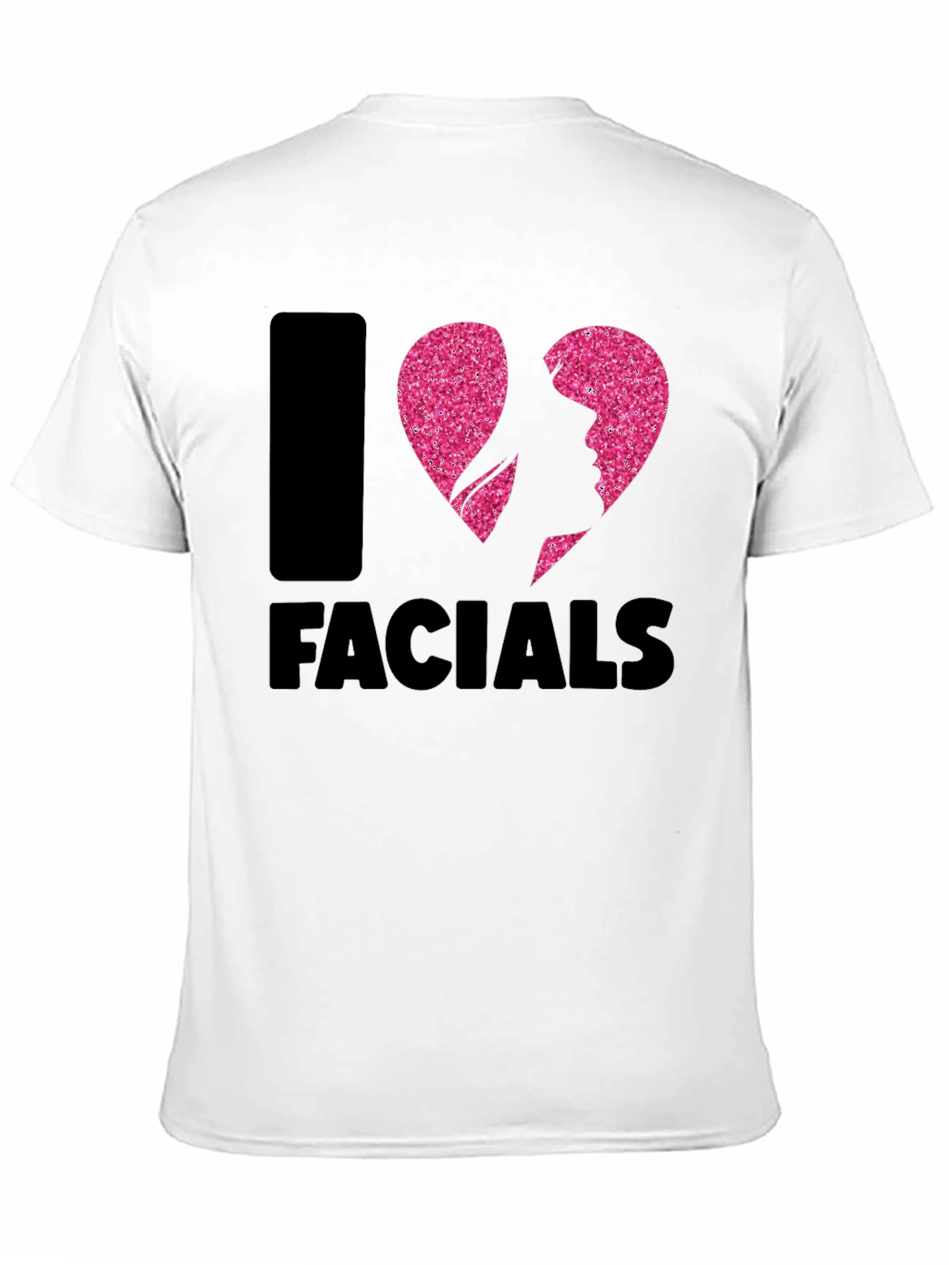 I Heart Facials Graphic T-Shirt - Funny Spa Day Tee - 11