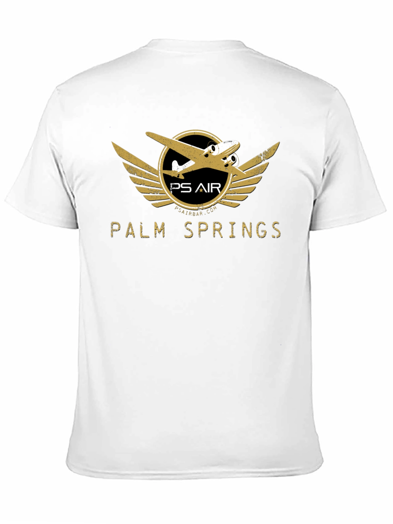 Black Palm Springs Air Black Graphic Tee view 11