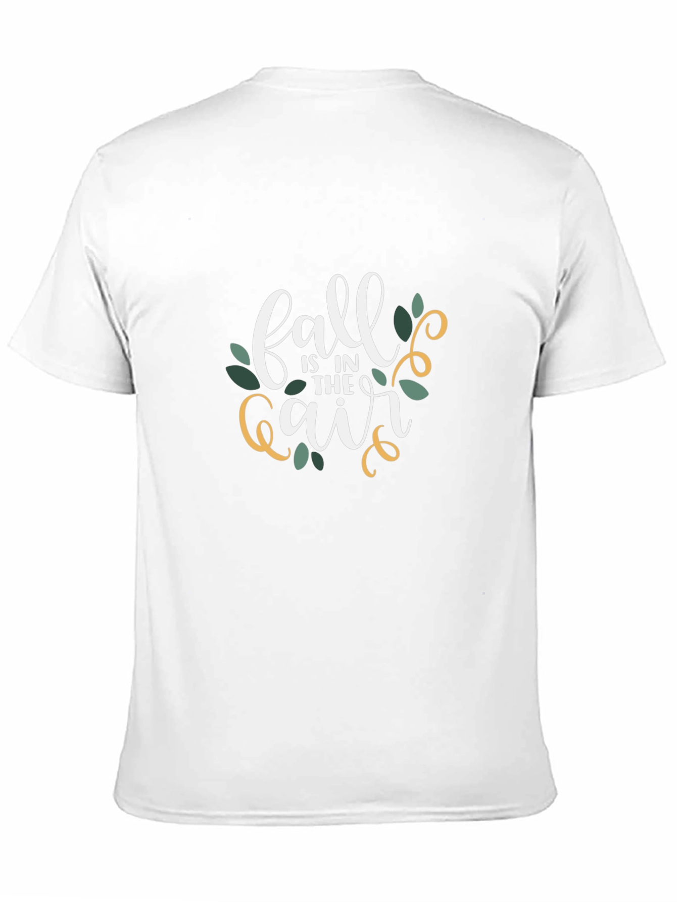 Black Fall is in the Air T-Shirt - Autumn Theme view 11