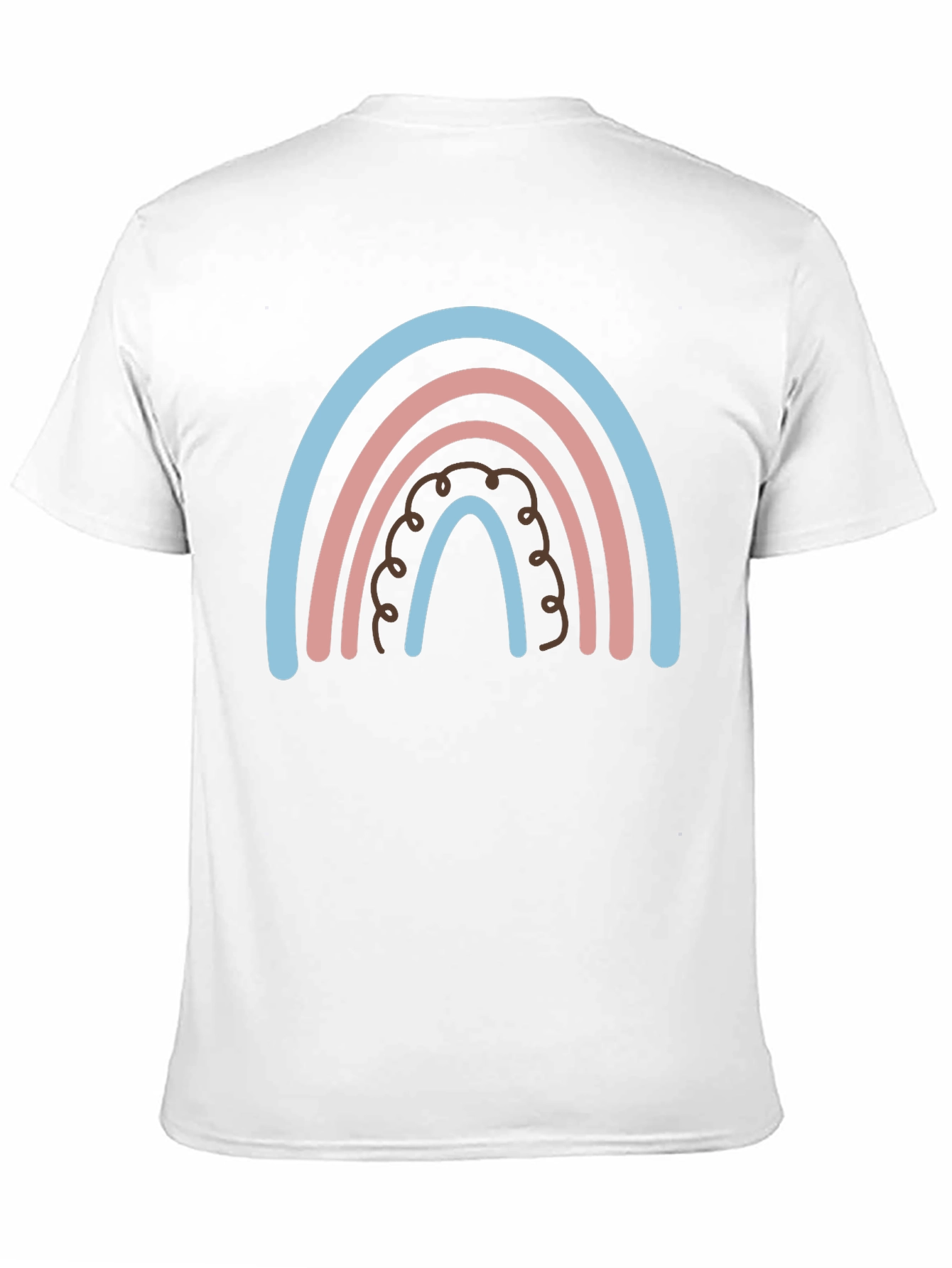 Black Rainbow Graphic Print Tee - Casual Comfort view 11
