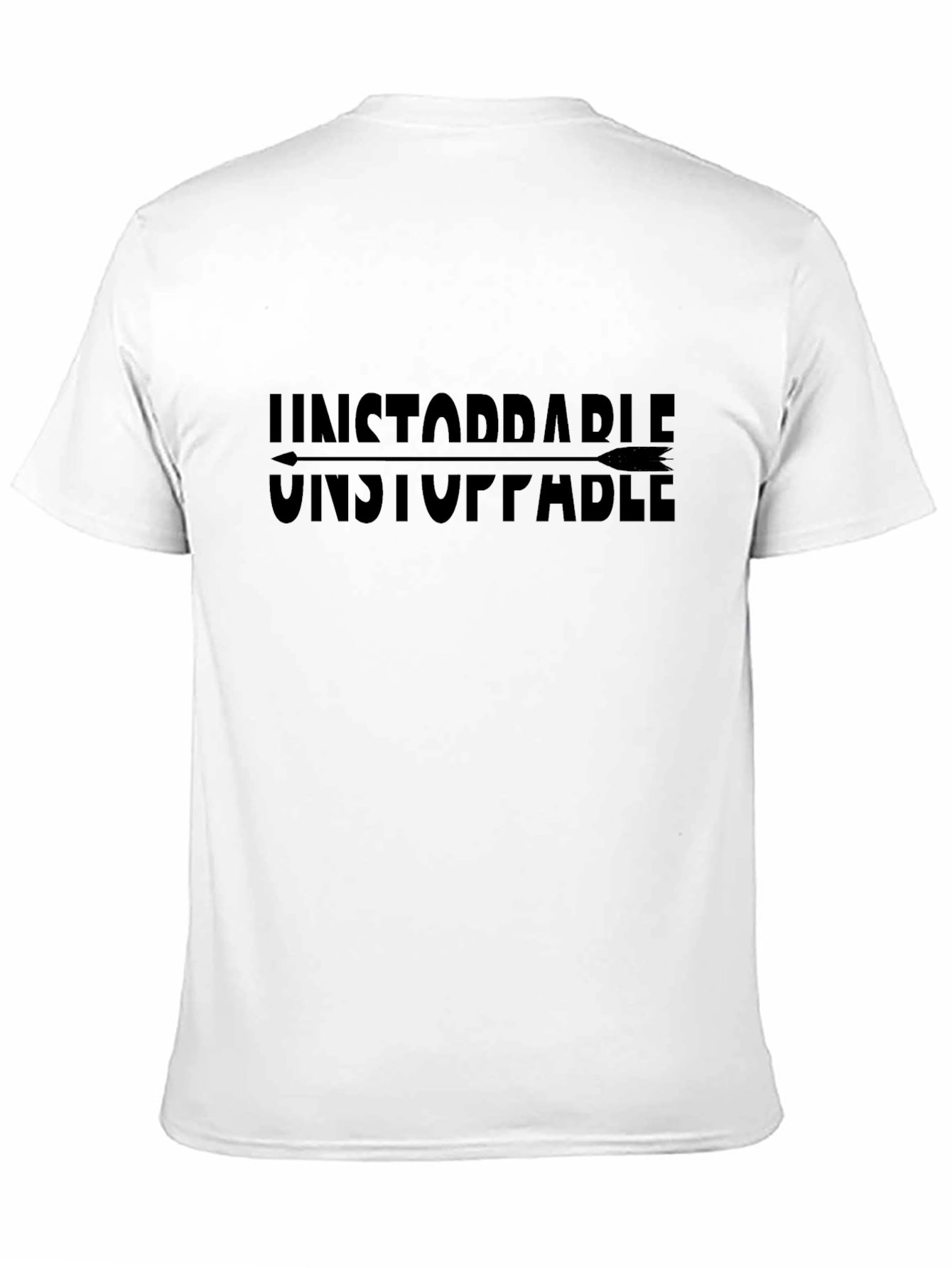 Black Unstoppable Graphic T-Shirt - Motivational Tee view 11