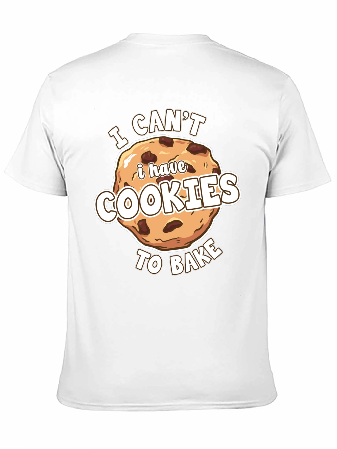 Black Funny Cookie Baking T-Shirt view 11