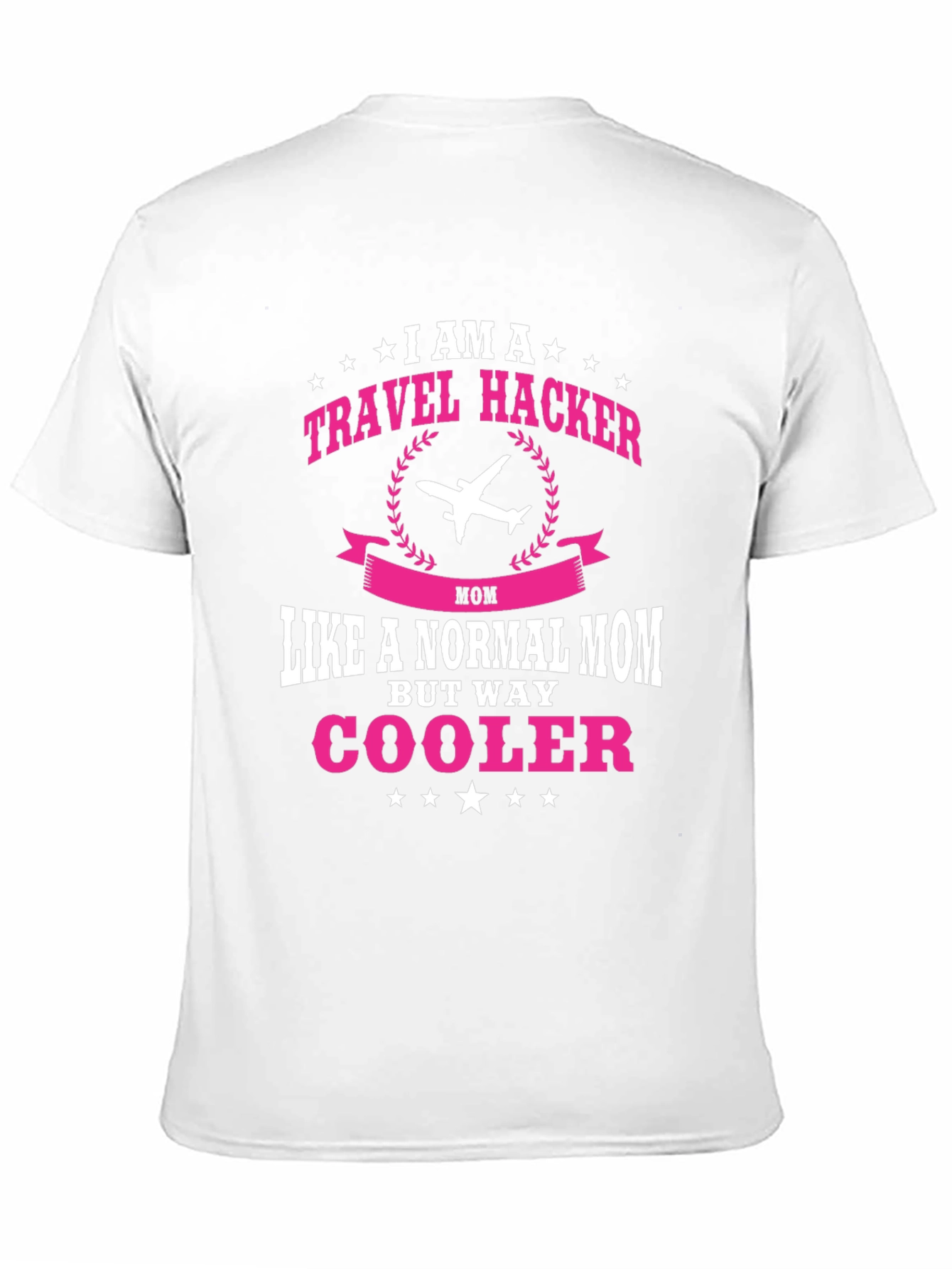Black Travel Hacker Mom Graphic Tee view 11