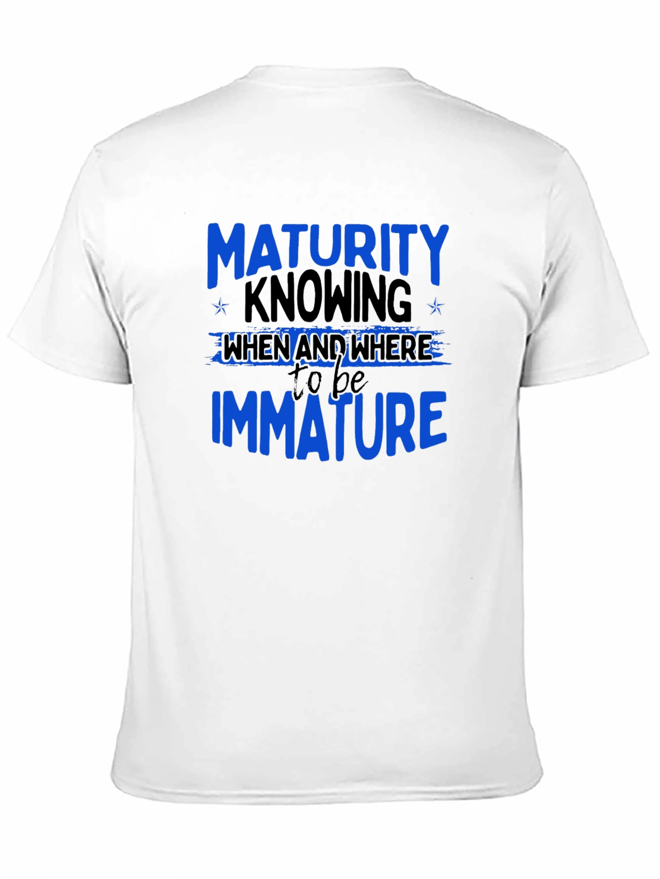 Black Maturity Knowing T-Shirt - Funny Sarcastic Tee view 11