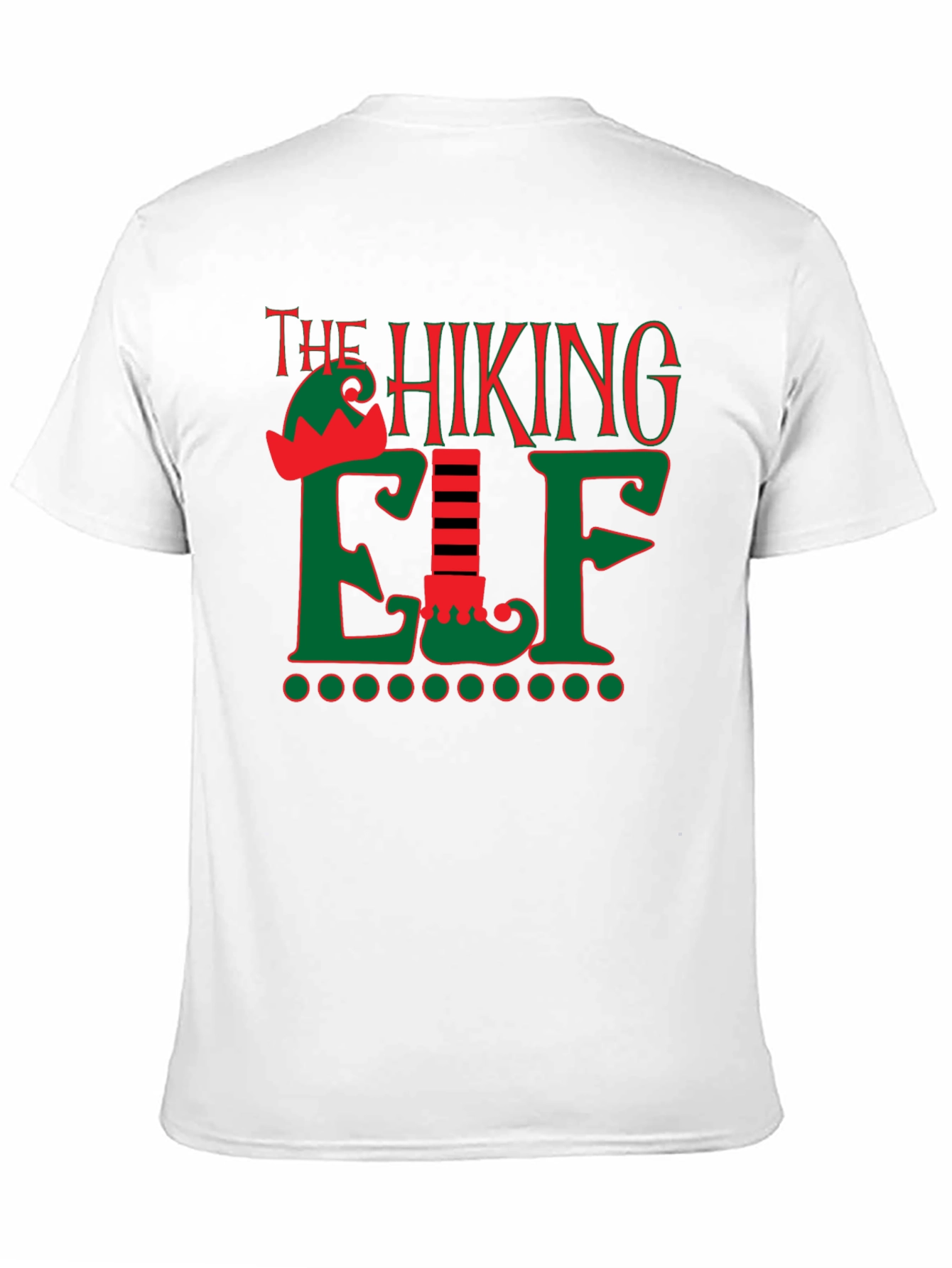 Black The Hiking Elf Holiday T-Shirt view 11