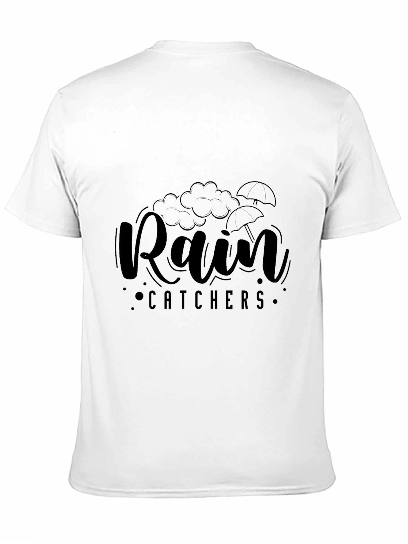 Black Rain Catchers Black Graphic Tee - Unisex view 11