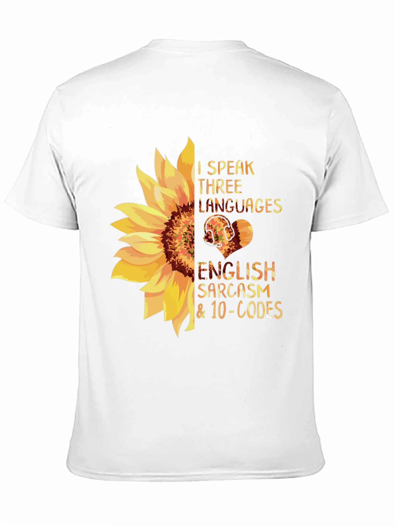 Black I Speak Three Languages Funny Graphic Tee view 11