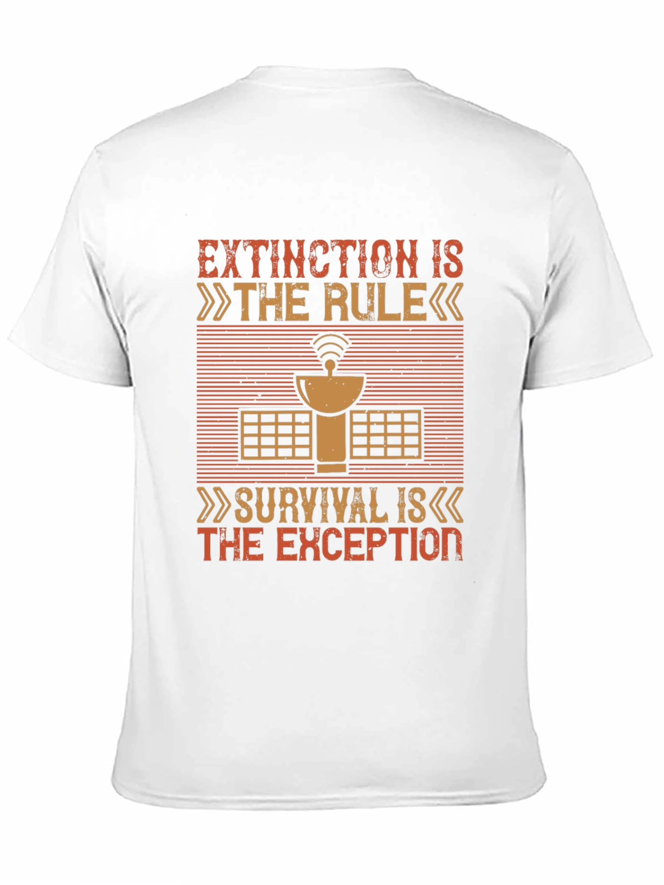 Black Extinction Rule Satellite Graphic T-Shirt view 11