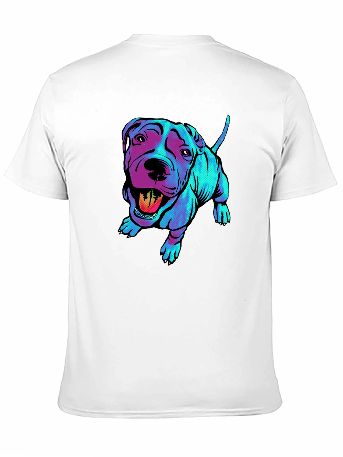Black Cool Pitbull Graphic Tee - Stylish Black Shirt view 11
