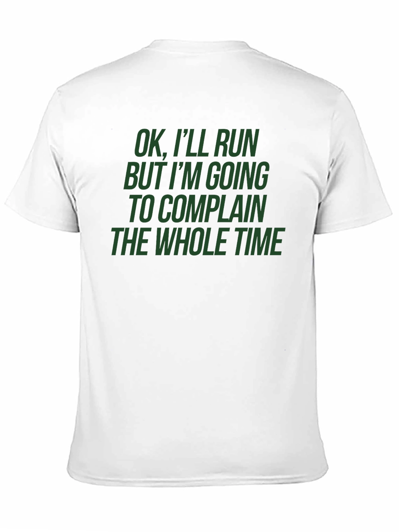 Black Funny Running T-Shirt - OK, I'll Run, But I'll Complain! view 11