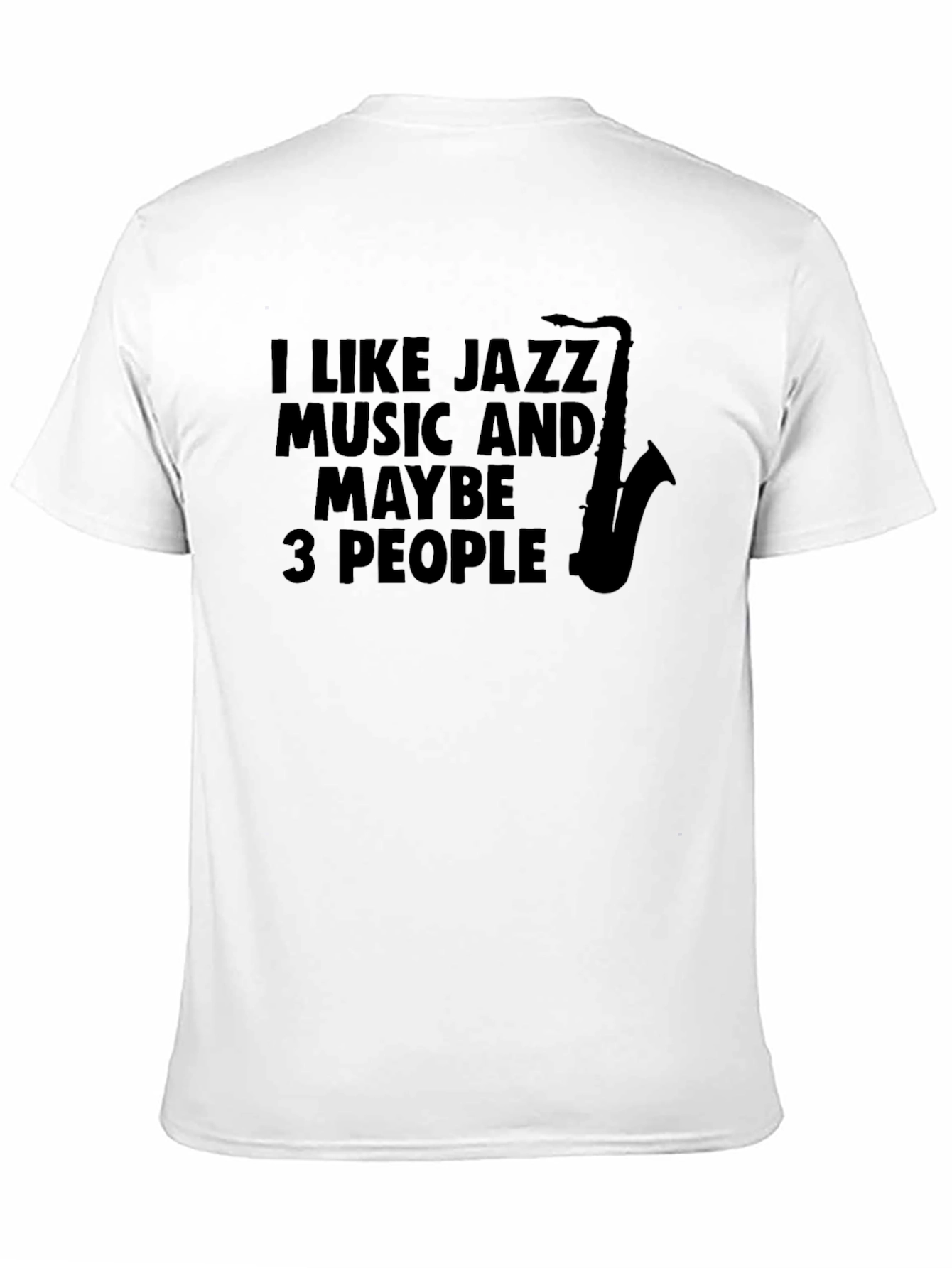 Black Jazz Music Lover T-Shirt - Funny Saxophone Graphic Tee view 11