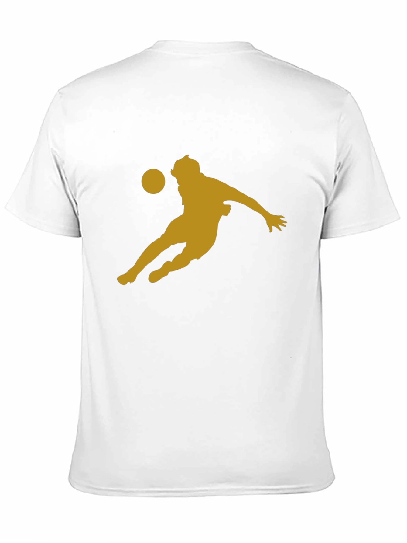 Black Soccer Player Graphic Tee - Black Cotton Blend view 11