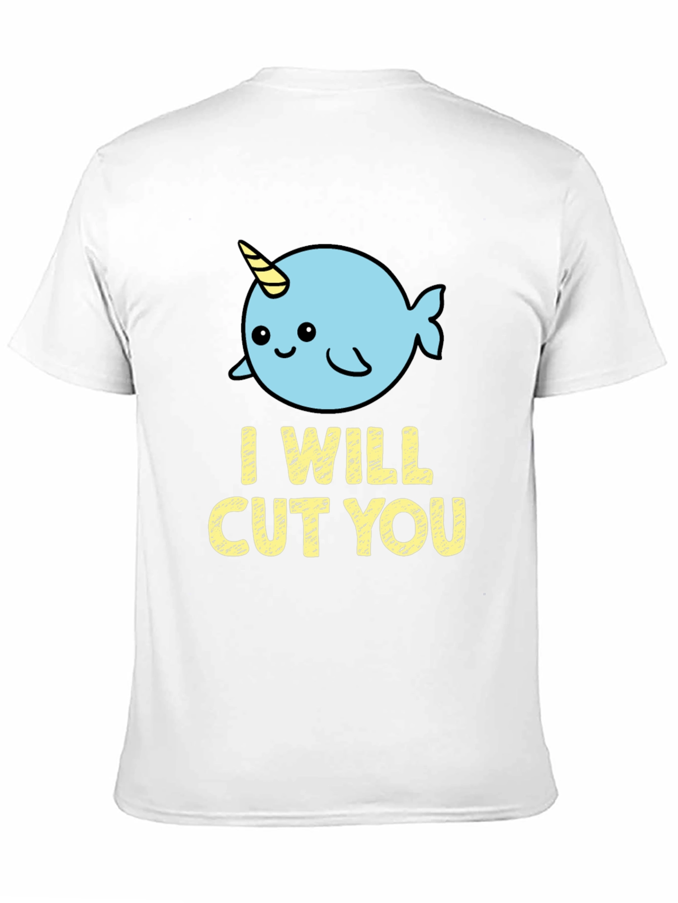 Narwhal I Will Cut You Graphic T-Shirt - 11