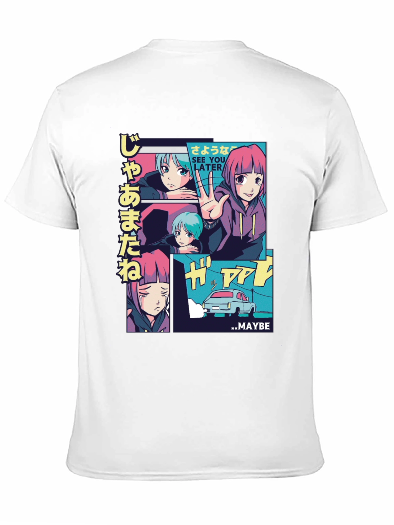 Anime Manga Style Graphic Tee - 11