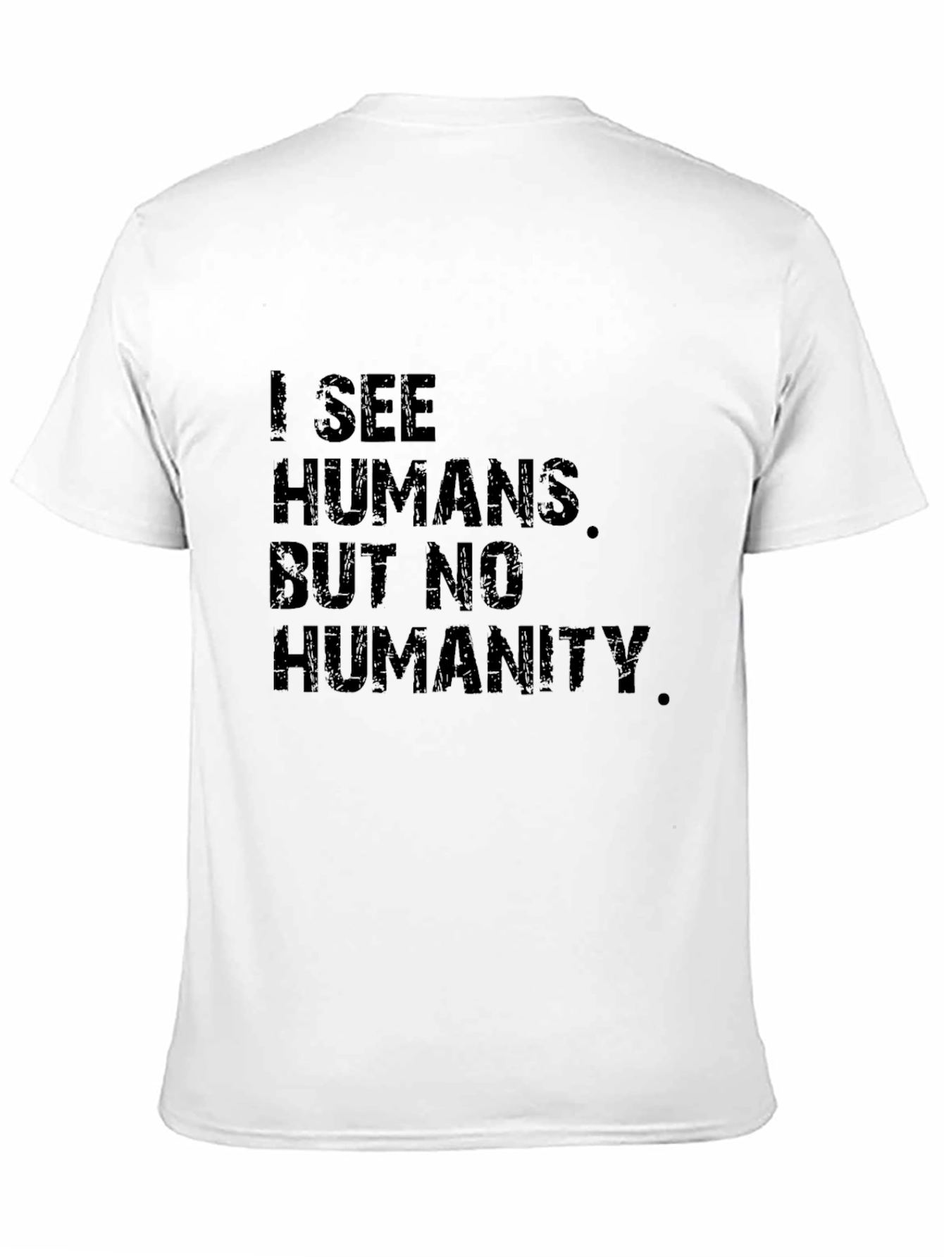 Black I See Humans Black Graphic Tee view 11
