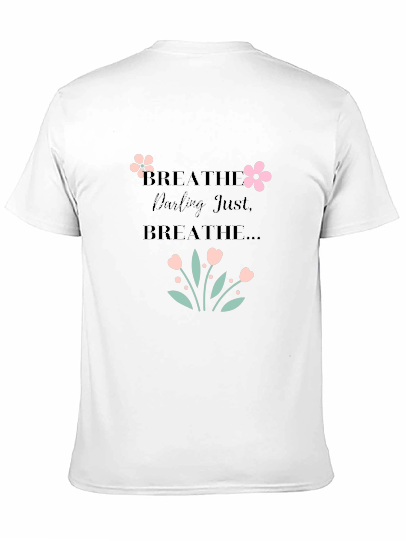 Black Breathe Darling Tee - Floral Comfort view 11