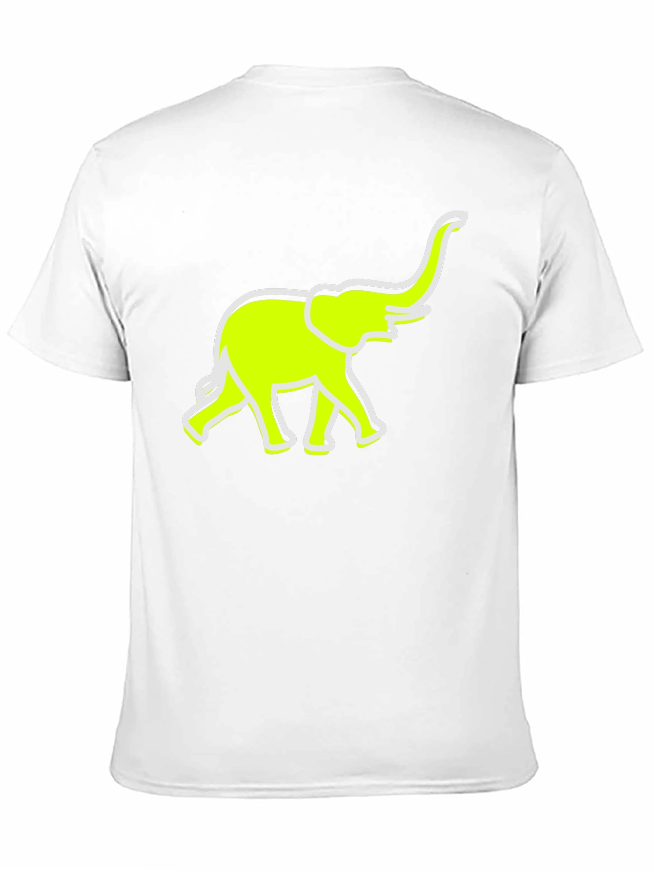 Black Neon Elephant Graphic Tee - Casual Comfort view 11