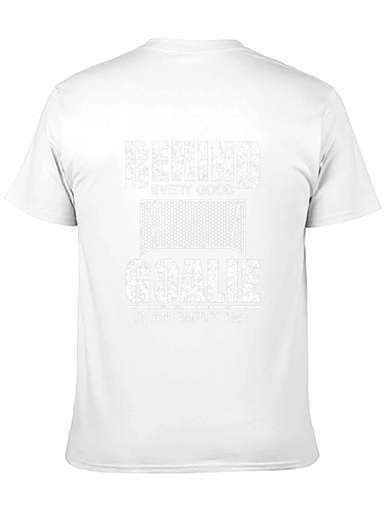 Black Goalkeeper T-Shirt: Behind Every Good Goalie view 11