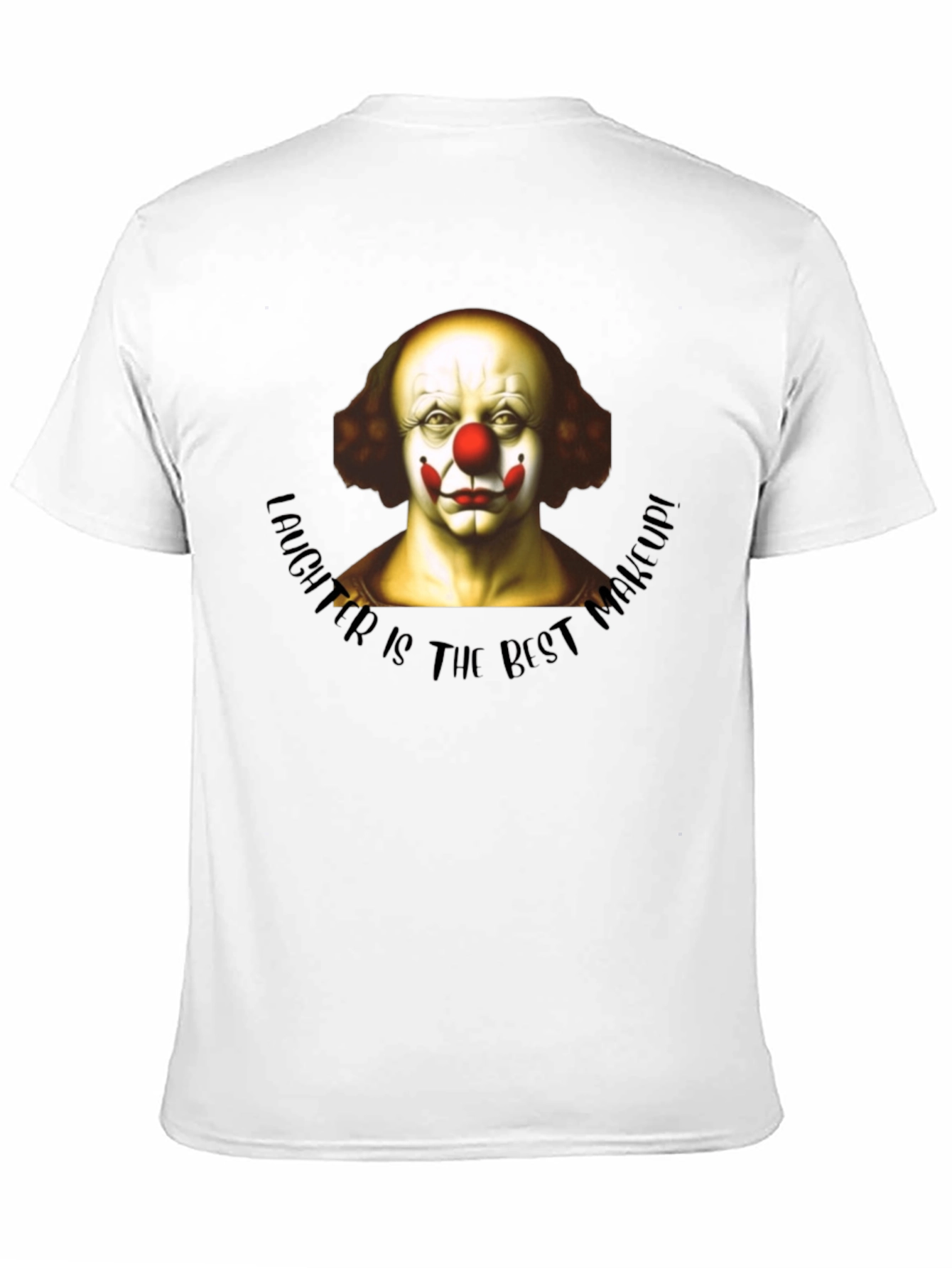 Black Clown Makeup T-Shirt - Laughter is the Best view 11