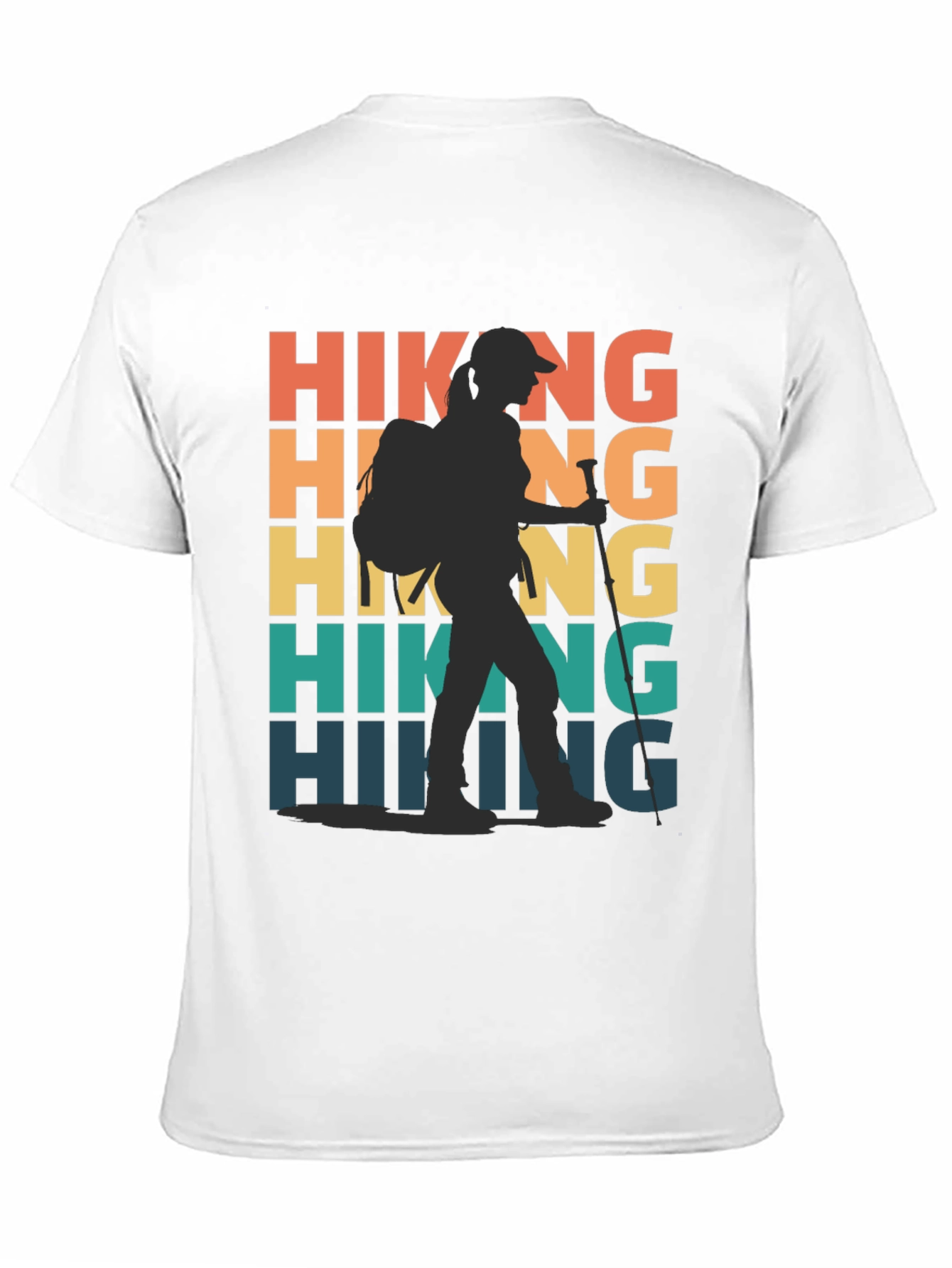 Black Hiking Adventure T-Shirt: Retro Style view 11