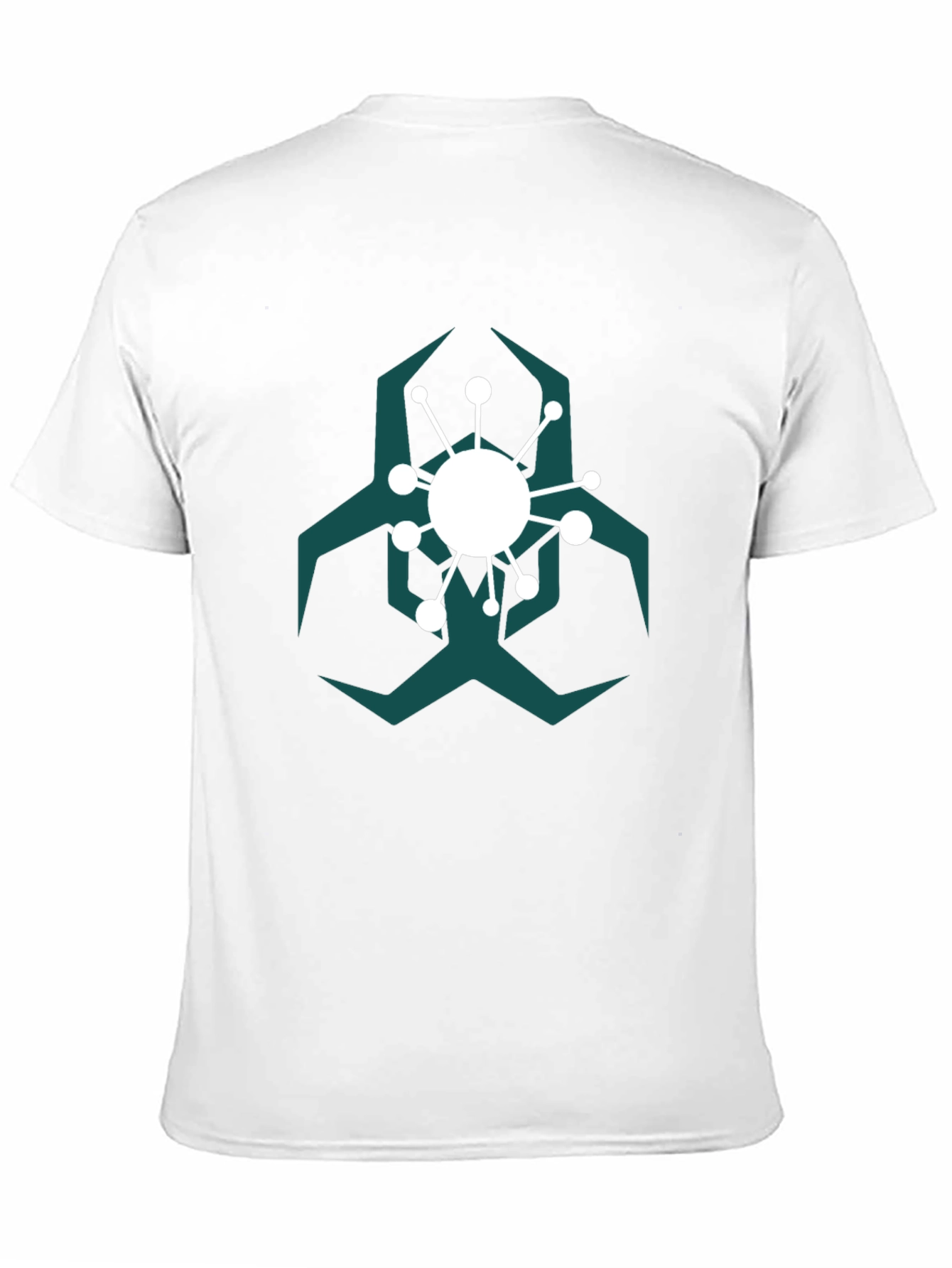 Black Biohazard Virus Graphic Tee - Black view 11