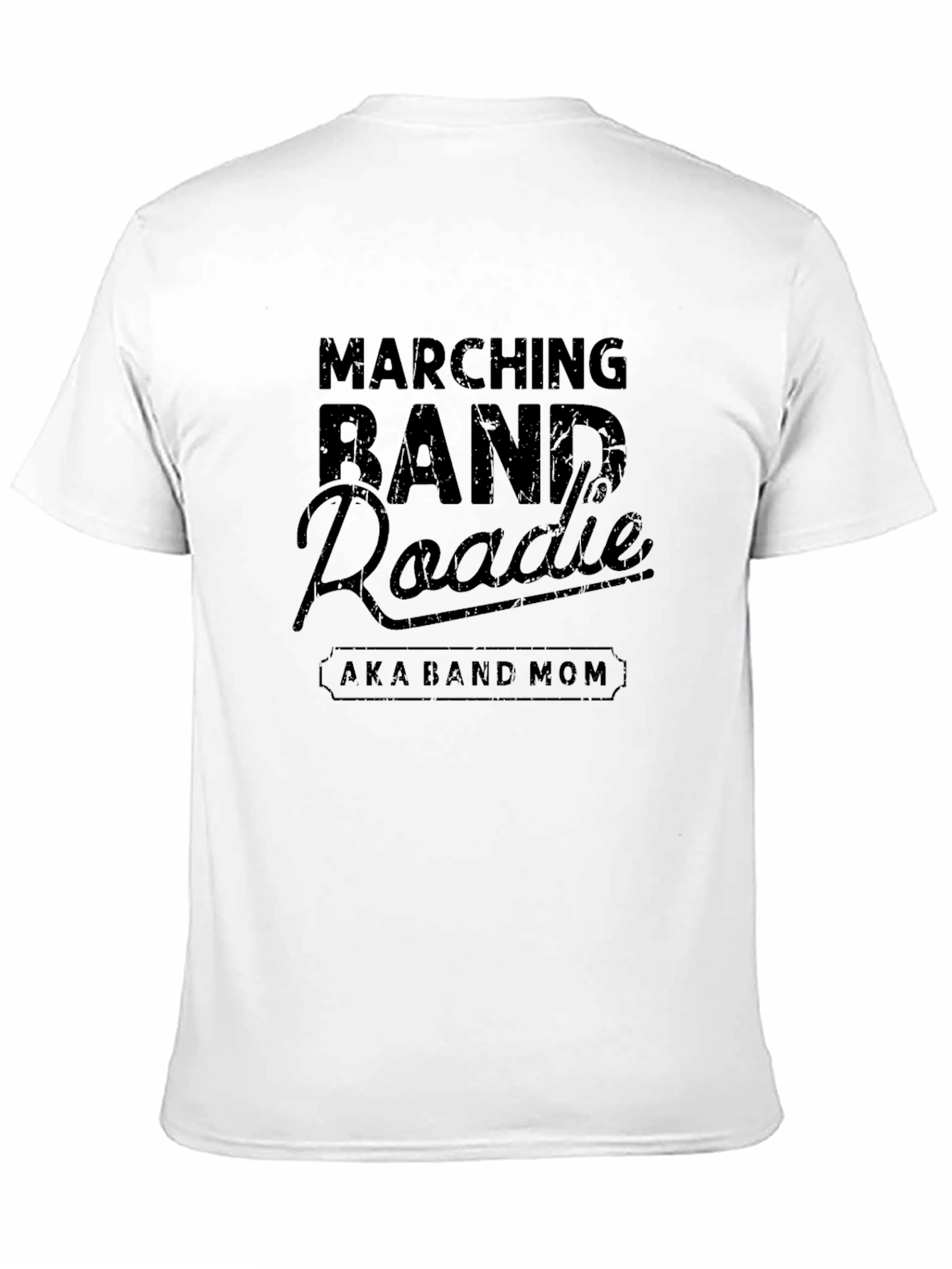 Black Marching Band Roadie T-Shirt Band Mom view 11