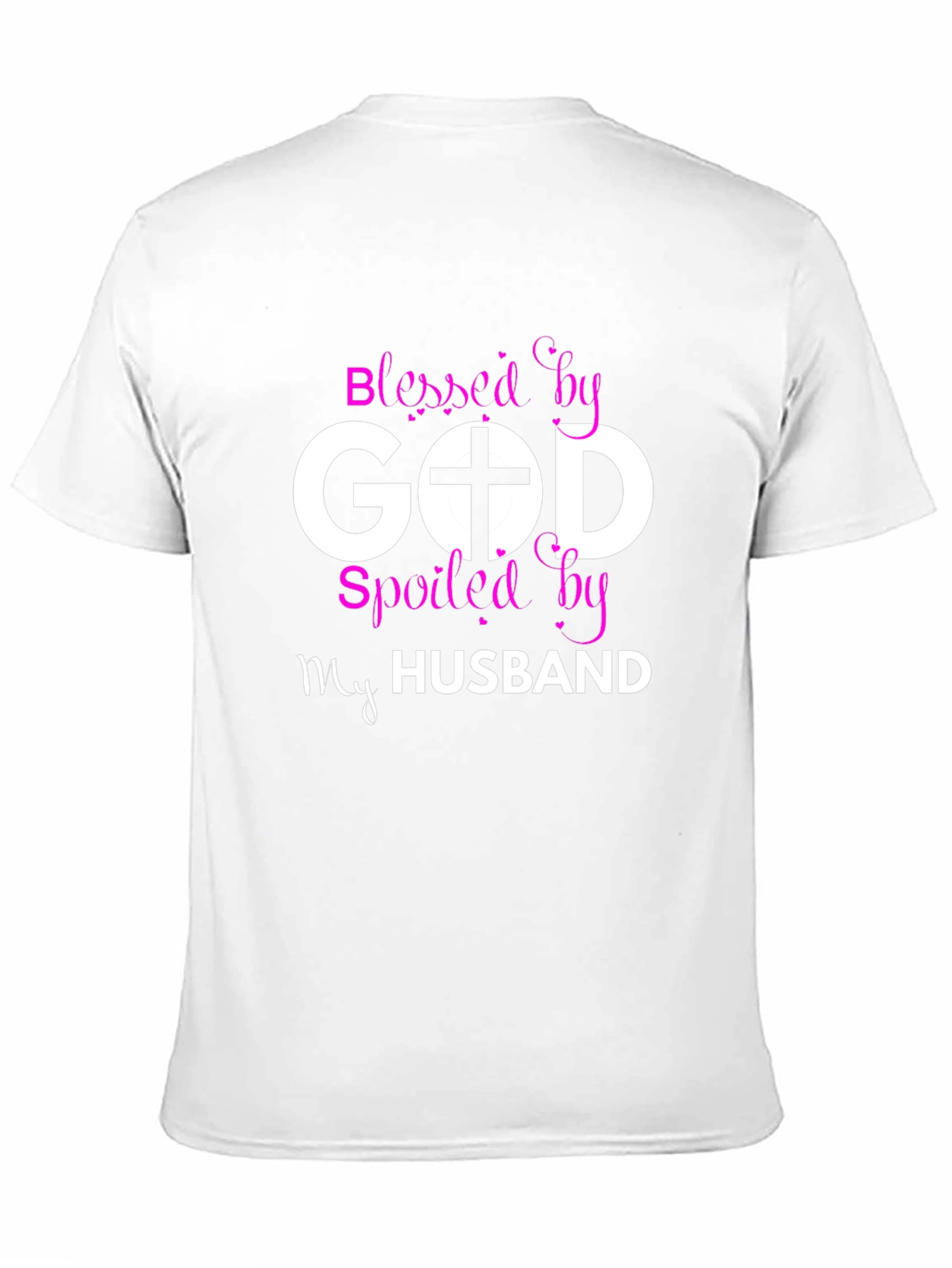 Blessed by God Spoiled by My Husband T-Shirt - 11