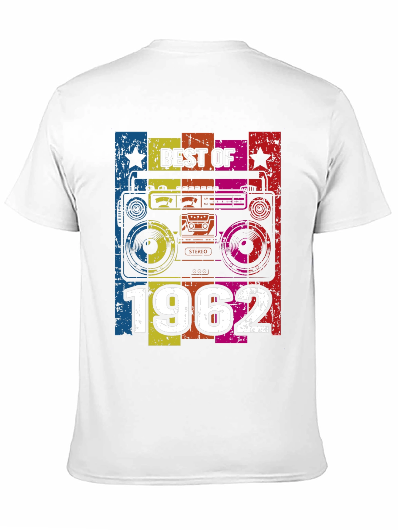 Black Best of 1962 Boombox Graphic Tee view 11