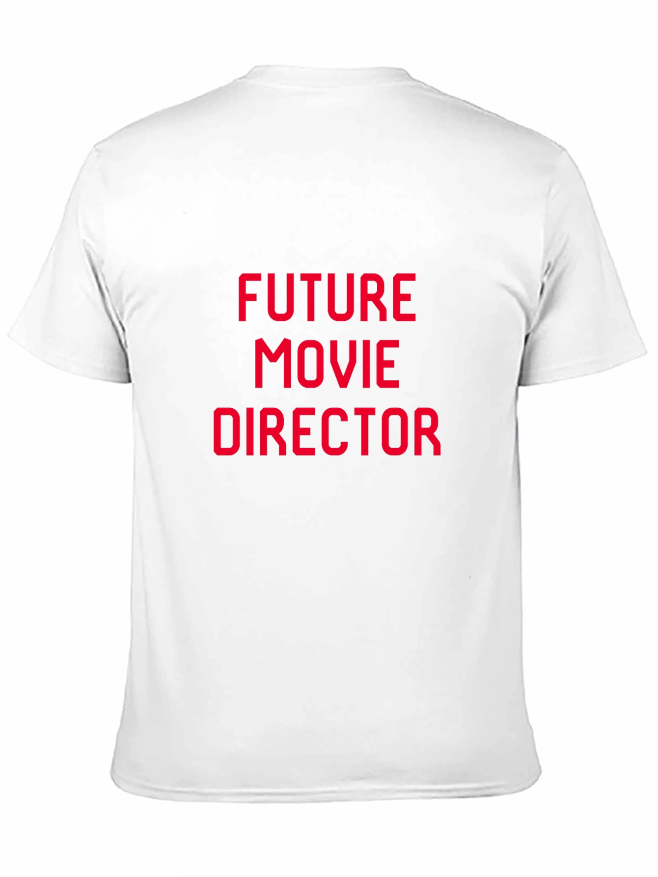 Black Future Movie Director T-Shirt - Black Cotton Crew Neck view 11