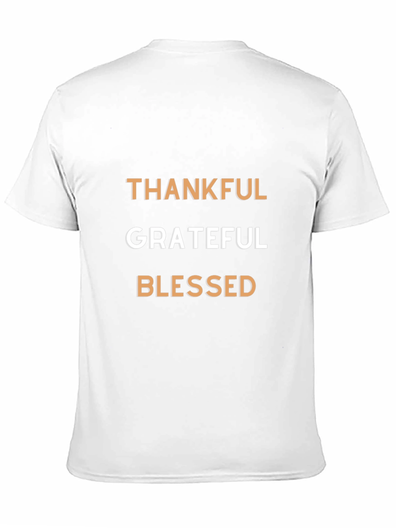 Black Thankful Grateful Blessed Graphic T-Shirt view 11