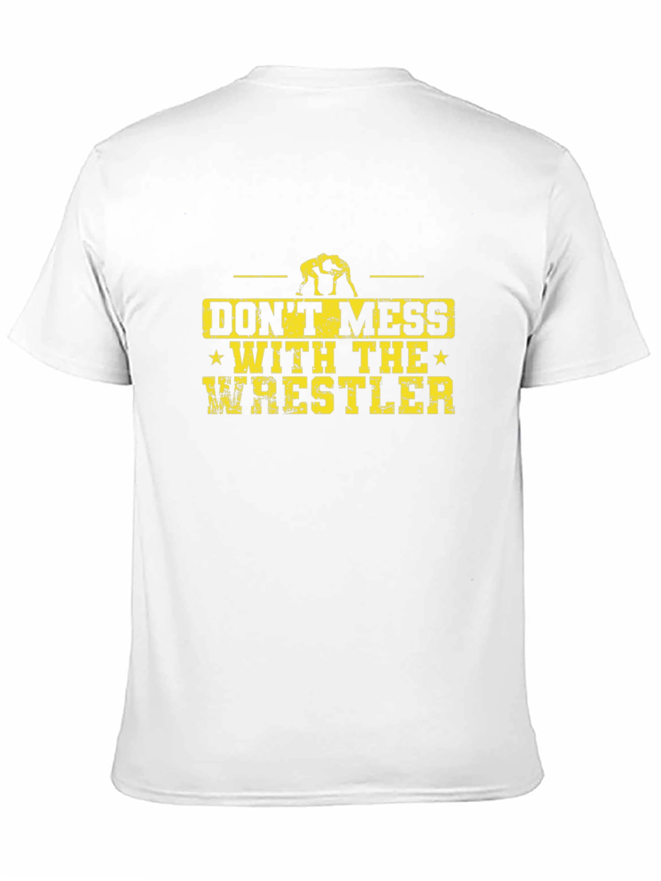 Black Don't Mess With The Wrestler - Graphic T-Shirt view 11