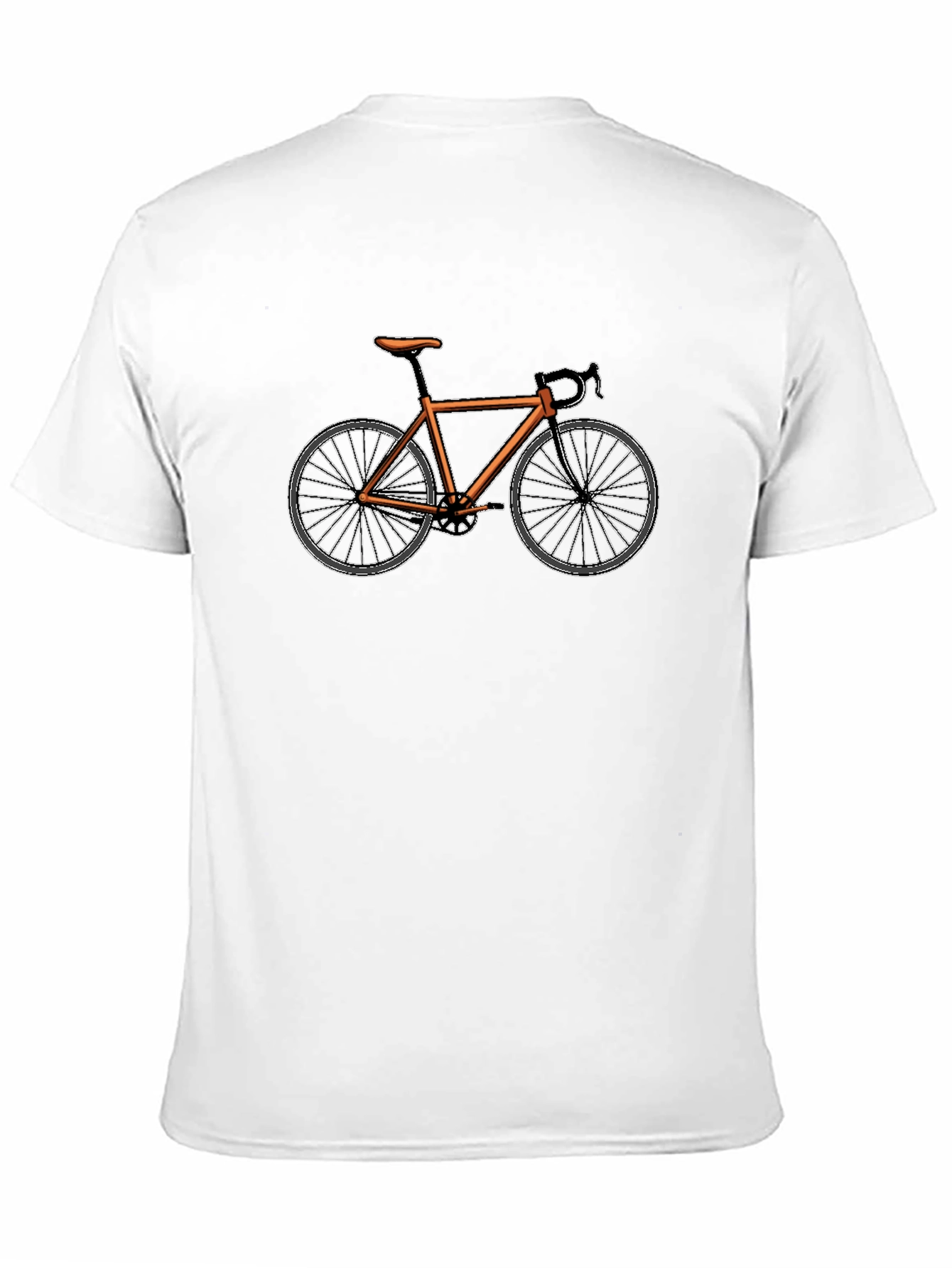 Black Cool Bike Graphic Black T-Shirt view 11