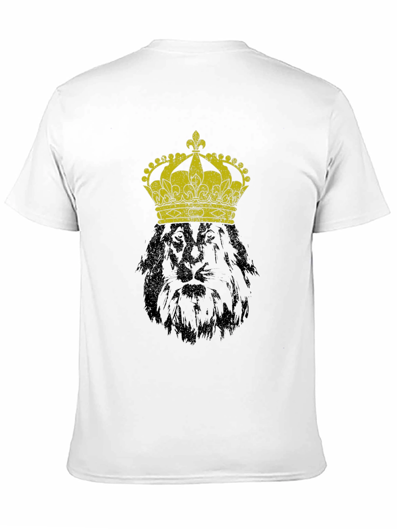 Black King Lion Graphic Tee - Black T-Shirt view 11