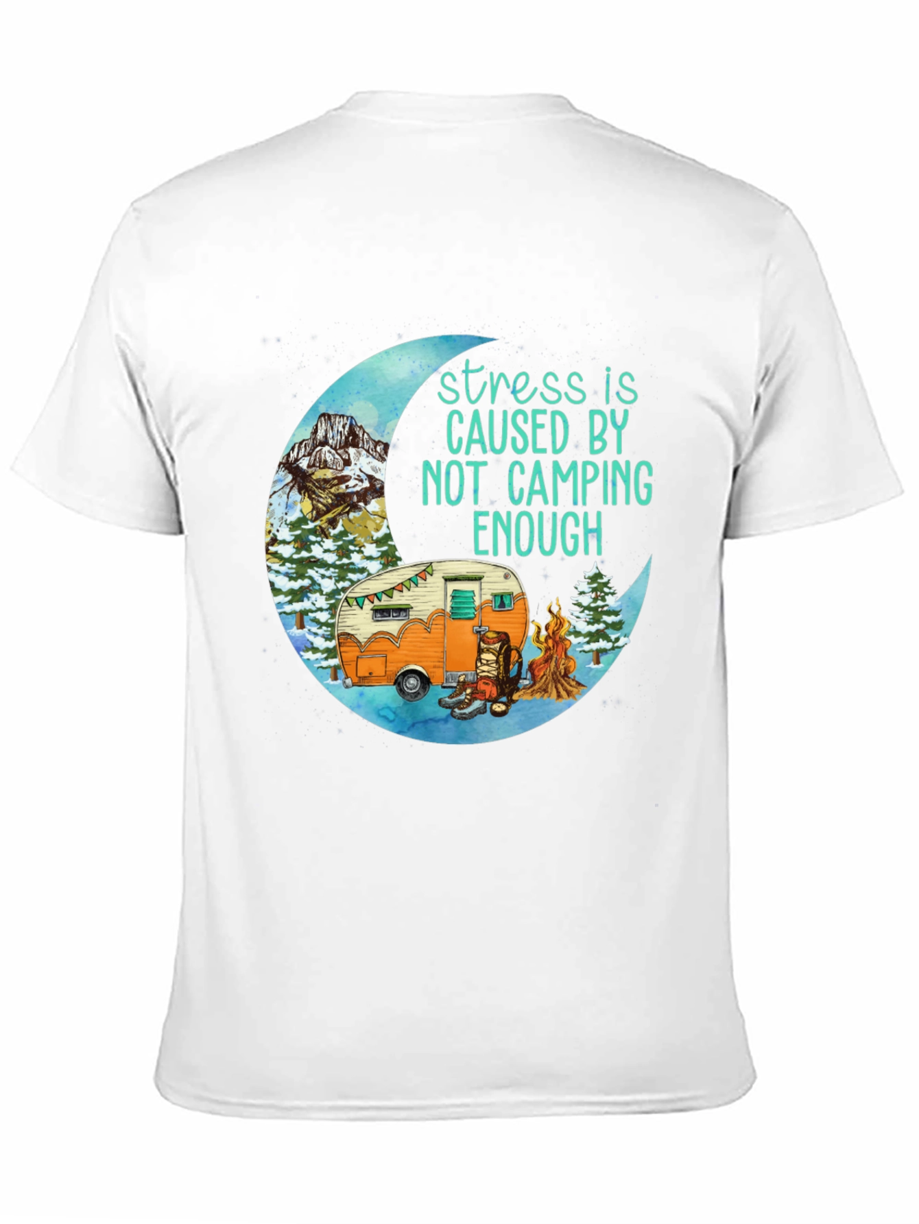 Camping Stress Relief T-Shirt - 11