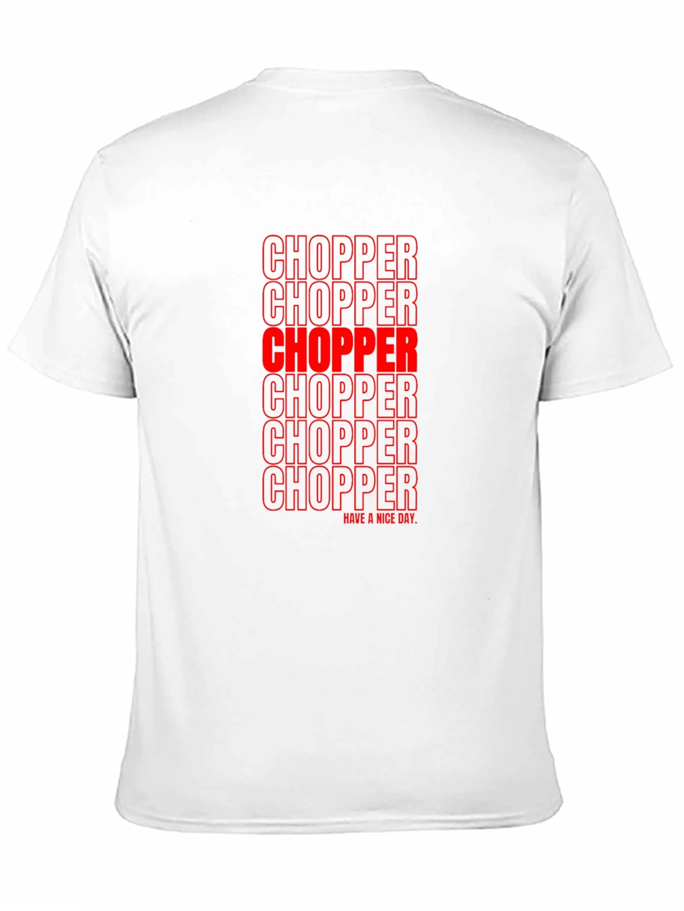 Black Chopper Text Graphic Print Tee - Black view 11