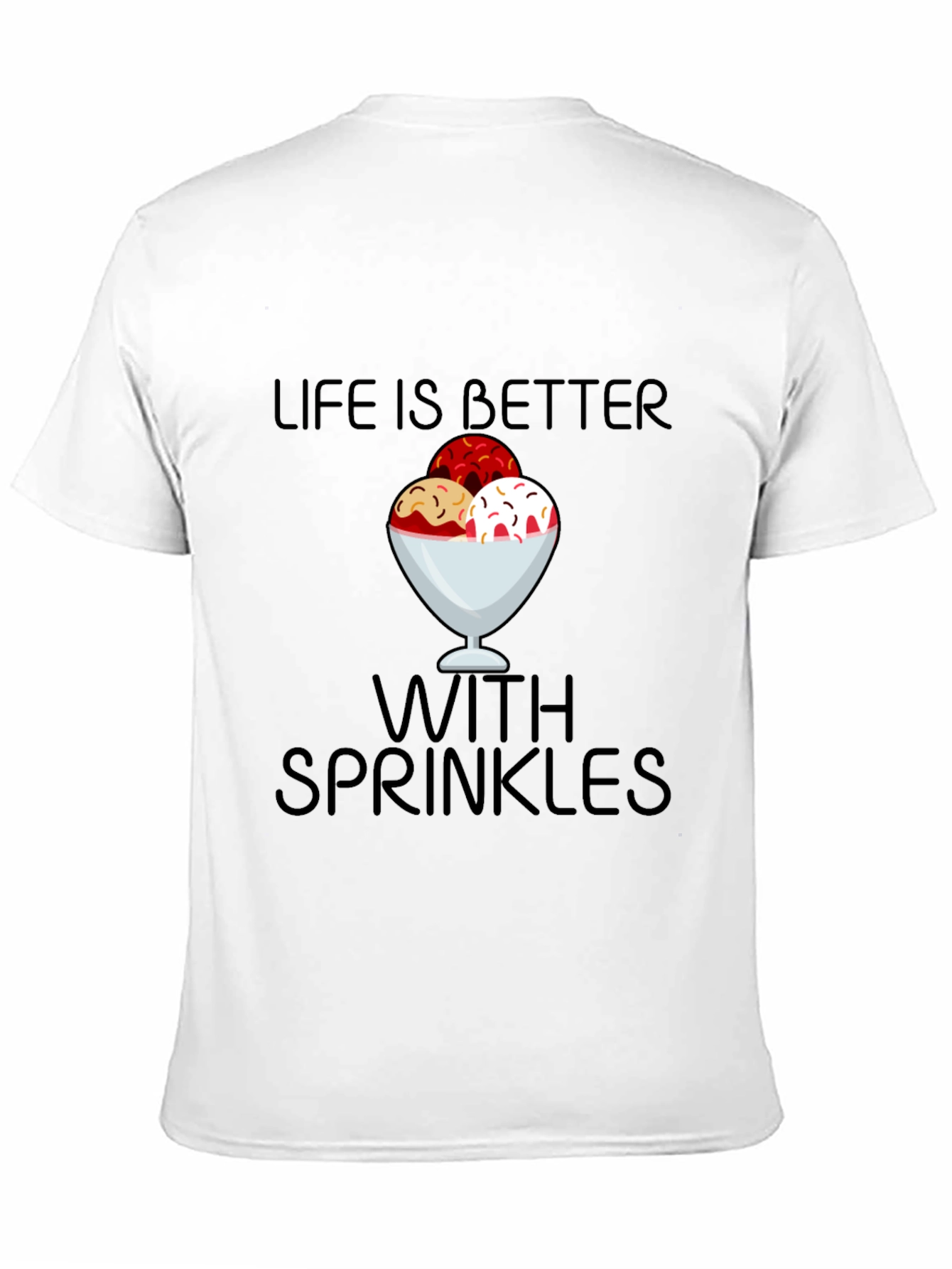 Black Life is Better With Sprinkles T-Shirt view 11